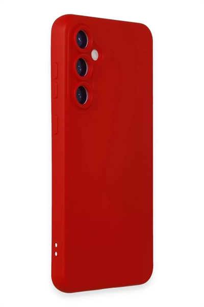 Samsung Galaxy S24 Kılıf Nano içi Kadife Silikon - Kırmızı