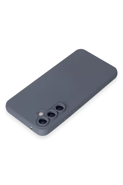 Samsung Galaxy S24 Kılıf Nano içi Kadife Silikon - Gri