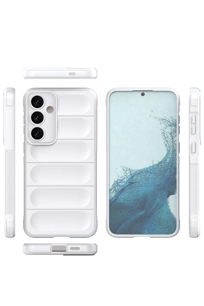 Samsung Galaxy S24 Kılıf Optimum Silikon - Krem