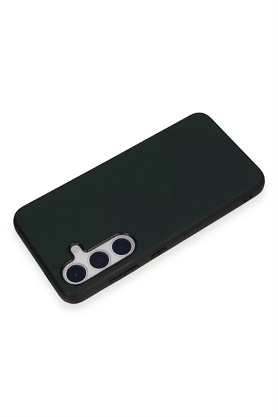 Samsung Galaxy S24 Kılıf Taft Kapak - Koyu Yeşil