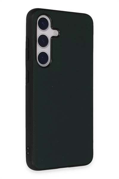 Samsung Galaxy S24 Kılıf Taft Kapak - Koyu Yeşil