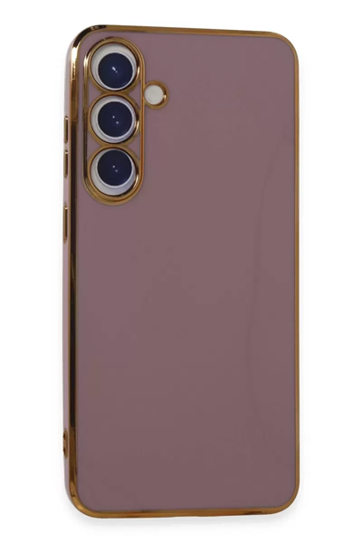 Samsung Galaxy S24 Kılıf Volet Silikon - Mor
