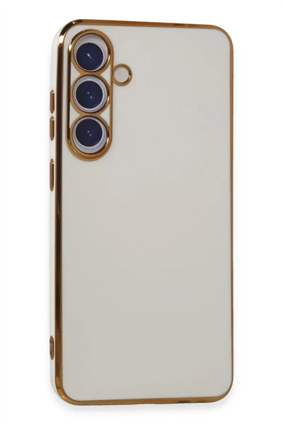 Samsung Galaxy S24 Kılıf Volet Silikon - Beyaz