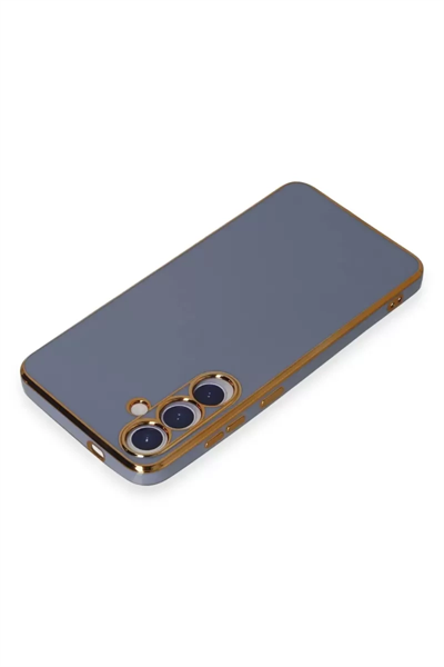 Samsung Galaxy S24 Kılıf Volet Silikon - Mavi