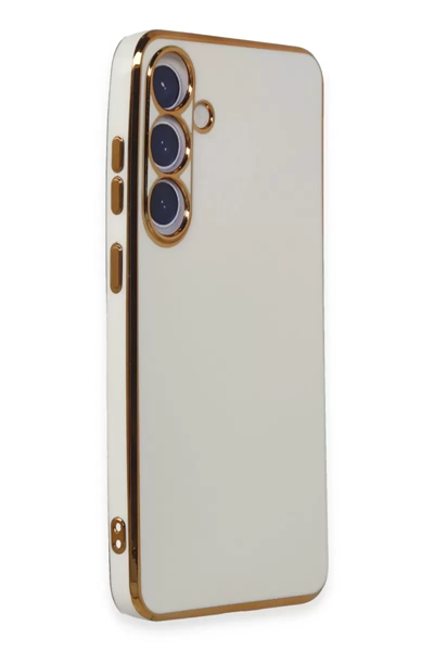 Samsung Galaxy S24 Kılıf Volet Silikon - Beyaz