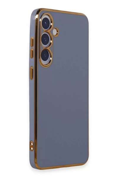Samsung Galaxy S24 Kılıf Volet Silikon - Mavi
