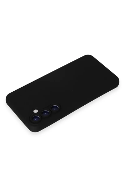 Samsung Galaxy S24 Plus Kılıf Nano içi Kadife Silikon - Siyah