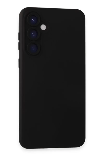 Samsung Galaxy S24 Plus Kılıf Nano içi Kadife Silikon - Siyah