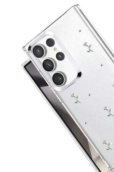 Samsung Galaxy S24 Ultra Fiyonk Desenli Kapak - Desen 4