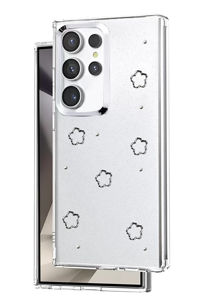 Samsung Galaxy S24 Ultra Fiyonk Desenli Kapak - Desen 2