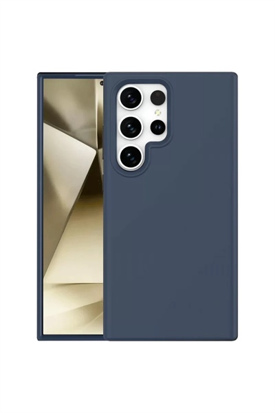 Samsung Galaxy S24 Ultra Kılıf First Silikon - Lacivert