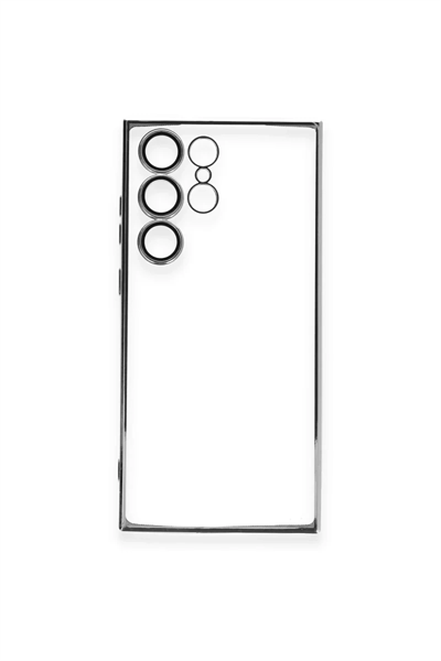 Samsung Galaxy S24 Ultra Kılıf Lensli Silikon - Mor