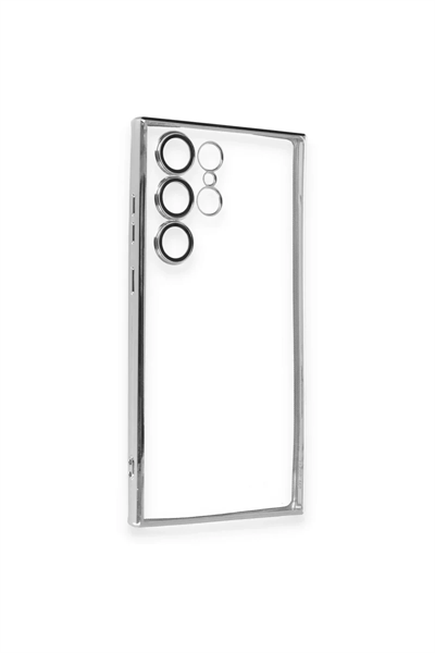 Samsung Galaxy S24 Ultra Kılıf Lensli Silikon - Mor