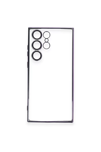 Samsung Galaxy S24 Ultra Kılıf Lensli Silikon - Siyah