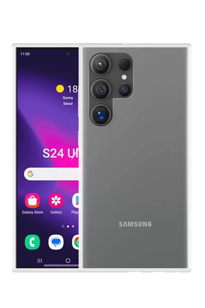 Samsung Galaxy S24 Ultra Kılıf Lüx Şeffaf Silikon