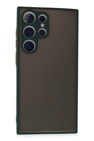 Samsung Galaxy S24 Ultra Kılıf Montreal Silikon Kapak - Yeşil