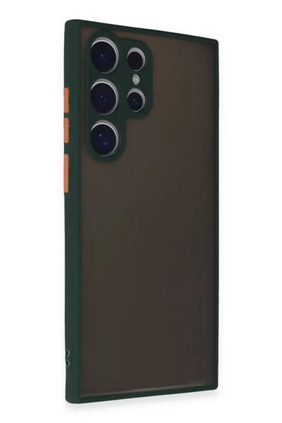 Samsung Galaxy S24 Ultra Kılıf Montreal Silikon Kapak - Yeşil
