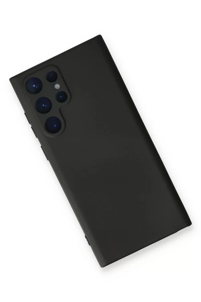 Samsung Galaxy S24 Ultra Kılıf Nano içi Kadife Silikon - Siyah