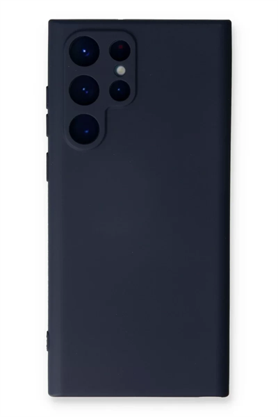 Samsung Galaxy S24 Ultra Kılıf Nano içi Kadife Silikon - Lacivert