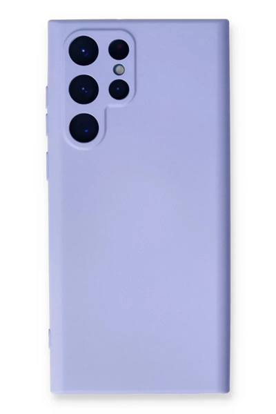 Samsung Galaxy S24 Ultra Kılıf Nano içi Kadife Silikon - Lila