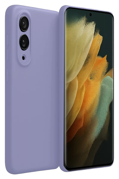 Samsung Galaxy S25 Edge First Silikon - Lila