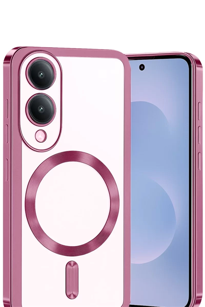 Samsung Galaxy S25 Edge Kross Magneticsafe Kapak - Rose
