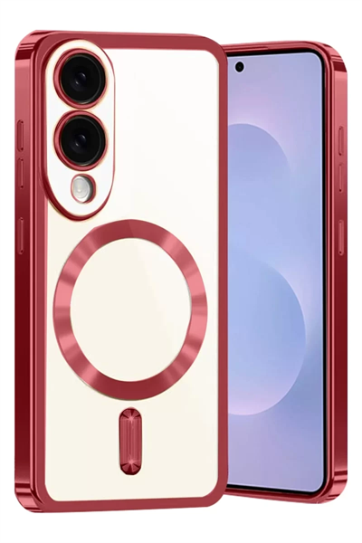 Samsung Galaxy S25 Edge Kross Magneticsafe Kapak - Kırmızı