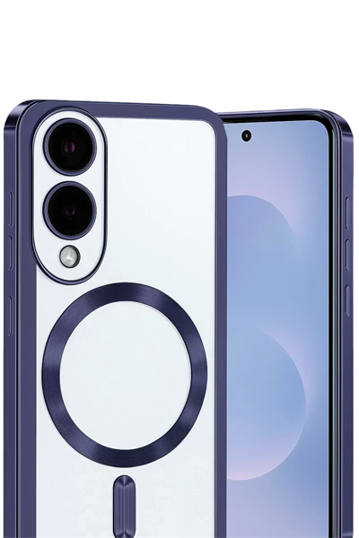 Samsung Galaxy S25 Edge Kross Magneticsafe Kapak - Lacivert