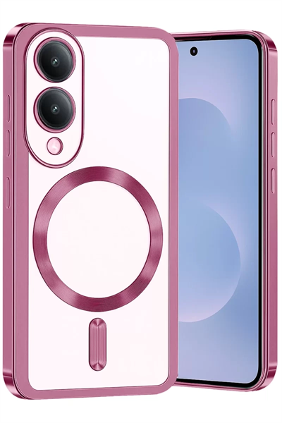 Samsung Galaxy S25 Edge Kross Magneticsafe Kapak - Rose