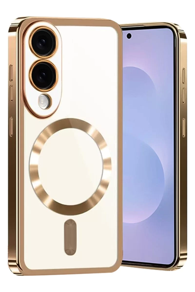 Samsung Galaxy S25 Edge Kross Magneticsafe Kapak - Çöl Titanyum