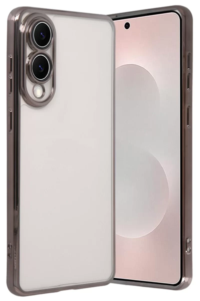 Samsung Galaxy S25 Edge Lensli Silikon - Titan Gri