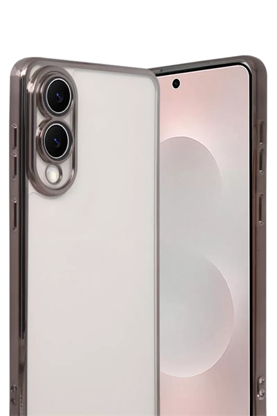 Samsung Galaxy S25 Edge Lensli Silikon - Titan Gri