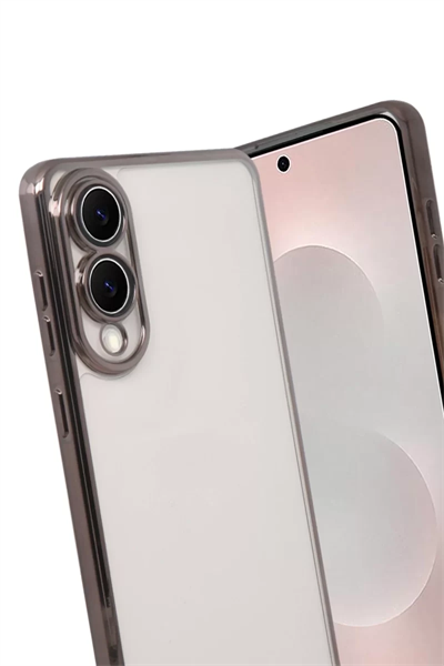 Samsung Galaxy S25 Edge Lensli Silikon - Titan Gri