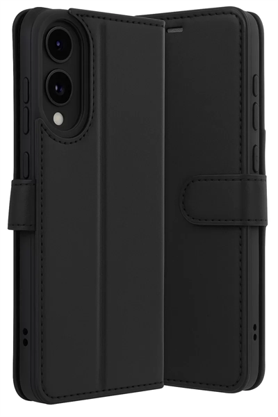 Samsung Galaxy S25 Edge Trend S Plus Kapaklı Kılıf - Siyah