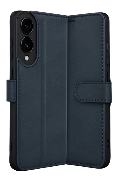 Samsung Galaxy S25 Edge Trend S Plus Kapaklı Kılıf - Lacivert