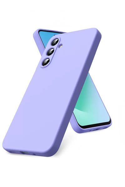 Samsung Galaxy S25 FE Nano içi Kadife Silikon - Lila