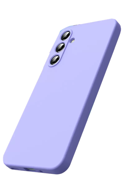 Samsung Galaxy S25 FE Nano içi Kadife Silikon - Lila