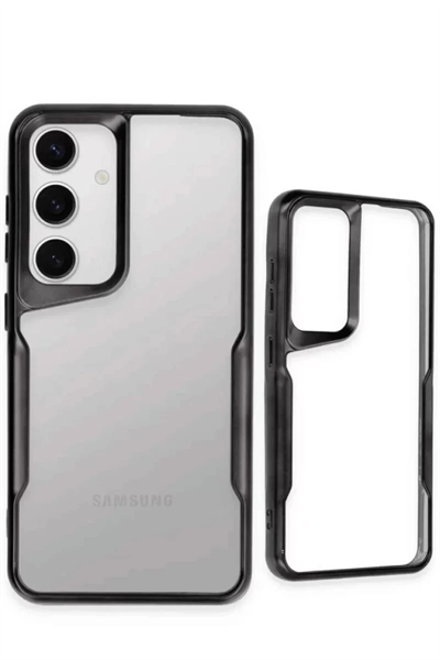 Samsung Galaxy S25 Kılıf Boyi Silikon Kapak - Siyah