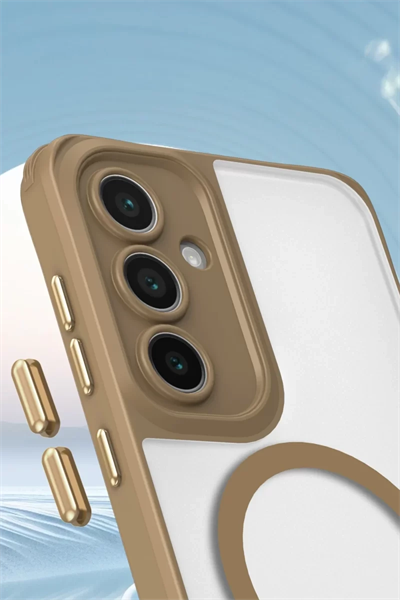 Samsung Galaxy S25 Kılıf Enka Magsafe Silikon Kılıf - Lacivert