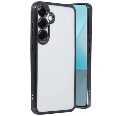 Samsung Galaxy S25 Kılıf Lensli Silikon - Siyah