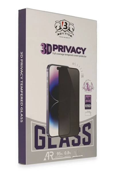 Samsung Galaxy S25 Ultra Bilvis 3D Hayalet Cam Ekran Koruyucu