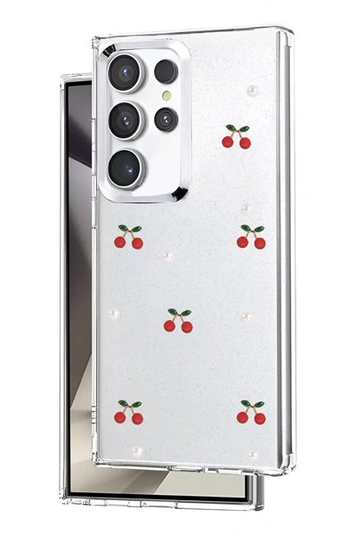 Samsung Galaxy S25 Ultra Fiyonk Desenli Kapak - Desen 9