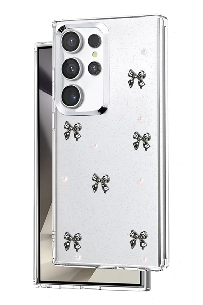 Samsung Galaxy S25 Ultra Fiyonk Desenli Kapak - Desen 8