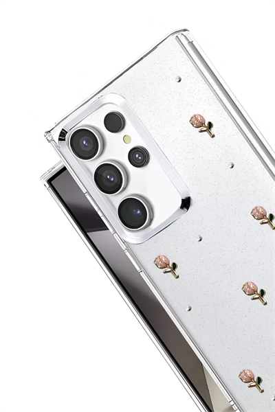 Samsung Galaxy S25 Ultra Fiyonk Desenli Kapak - Desen 6