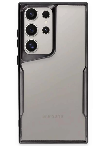 Samsung Galaxy S25 Ultra Kılıf Boyi Silikon Kapak - Siyah