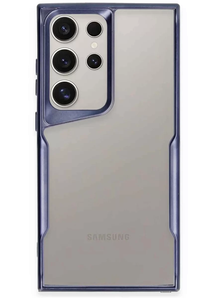 Samsung Galaxy S25 Ultra Kılıf Boyi Silikon Kapak - Lacivert