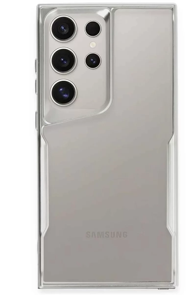 Samsung Galaxy S25 Ultra Kılıf Boyi Silikon Kapak - Gümüş