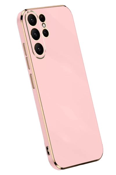 Samsung Galaxy S25 Ultra Kılıf Volet Silikon - Pembe