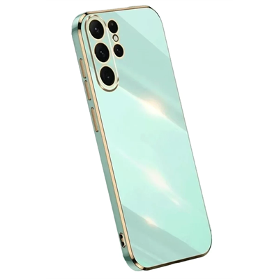 Samsung Galaxy S25 Ultra Kılıf Volet Silikon - Açık Yeşil