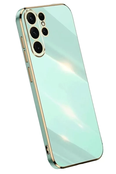 Samsung Galaxy S25 Ultra Kılıf Volet Silikon - Açık Yeşil